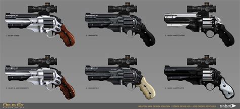 Deus Ex Mankind Divided Concept on 2 of the main new weapons alternate ...