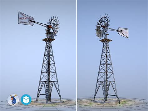 ArtStation - Aermotor WindMill | Resources