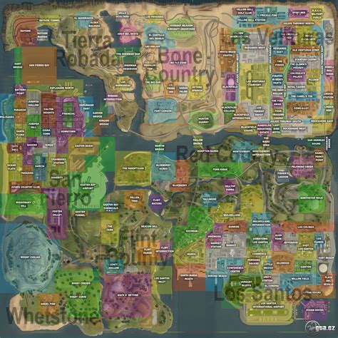 Maps - GTA SA / Grand Theft Auto: San Andreas - on Gta.cz