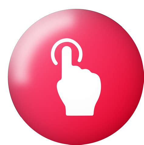 Press here button with realistic red emblem. Click here button icon for ...