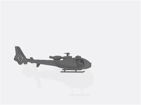 OBJ file gazelle helicopter・3D printer model to download・Cults