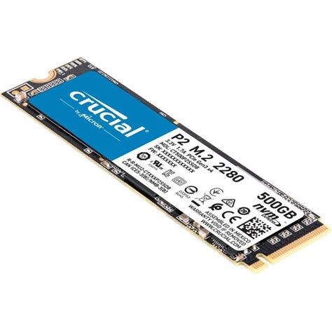 Memoria Crucial Ssd 500gb Crucial P2 M.2 2280 Pcie X4 Nvme