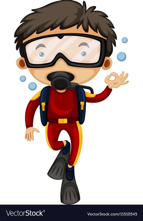 Clipart Diver Scuba