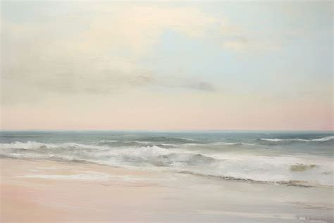 Sea outdoors painting horizon. AI | Free Photo Illustration - rawpixel