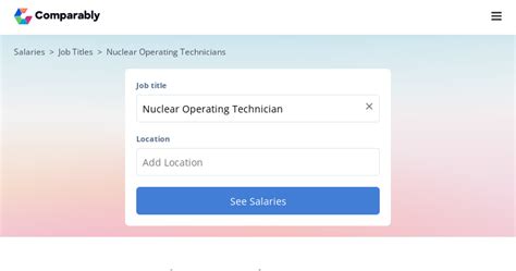 Nuclear Operating Technician Salary | Comparably