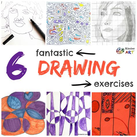 Drawing Exercises For Kids - These drawing exercises are drawings ...