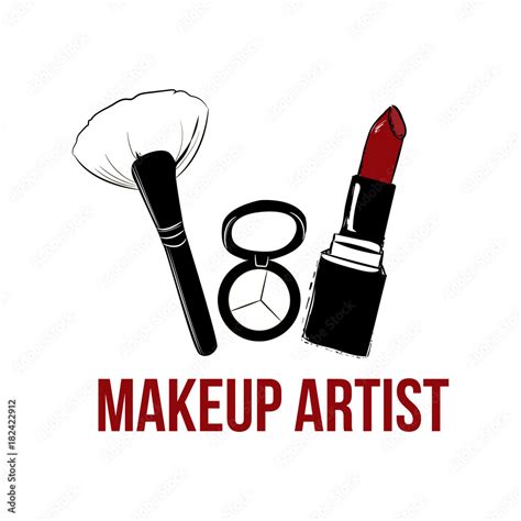 Makeup Artist Logo Vector | Saubhaya Makeup