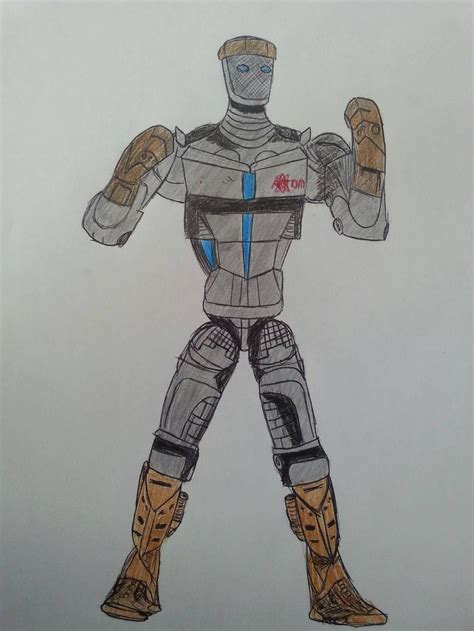 Real Steel Atom drawing by Smashfanful on DeviantArt