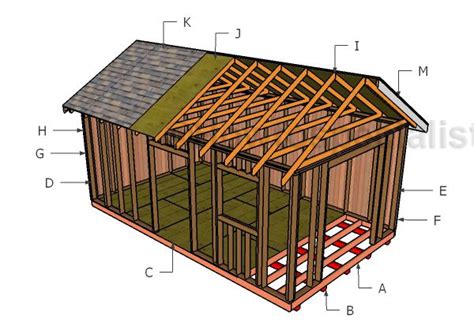 Shed Plans 12x20