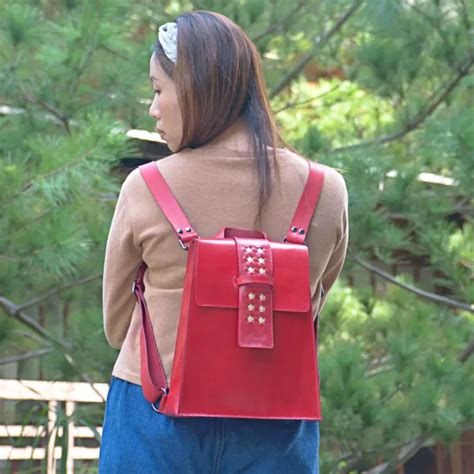 Red Mini Backpack - Marcello