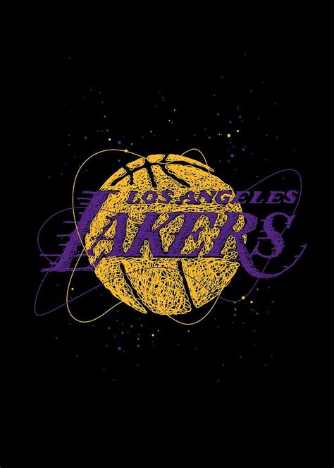 Los Angeles Lakers Basketball NBA Logo Symbol Digital Art by Erwin ...