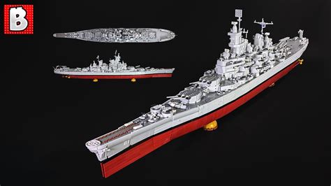 Giant LEGO USS Iowa Battleship Custom Build! - YouTube