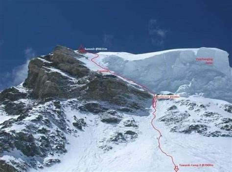 To reach the summit of K2 you must pass the infamous "Bottleneck". At ...