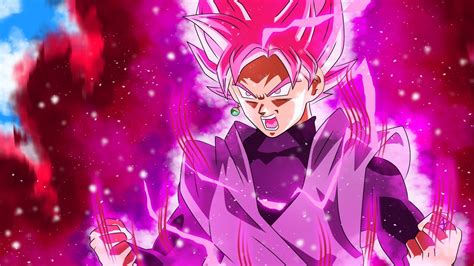 Download wallpaper 1920x1080 full power, dragon ball super, black goku ...