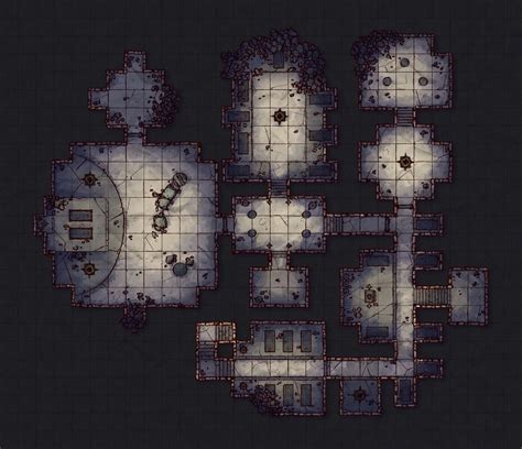 Neutral Party | Patreon | Dungeon maps, Fantasy map, Catacombs