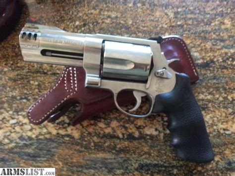 ARMSLIST - For Sale: Smith & Wesson 4” SS 500 Magnum Revolver Leather ...