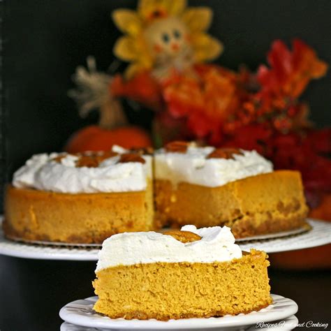 Pumpkin Spice Cheesecake - Recipes Food and Cooking