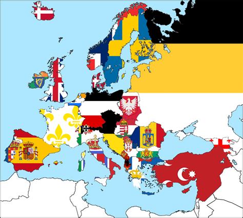 Monarchist map of Europe : r/monarchism