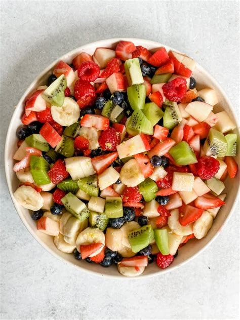 Healthy Fruit Salad - Lovely Delites