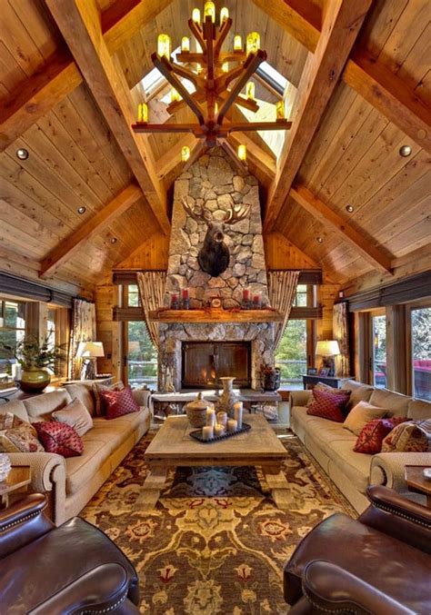 40 Rustic Living Rooms