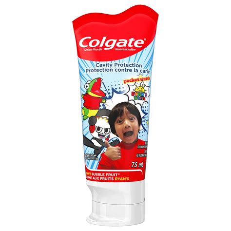 Colgate Kids Toothpaste with Fluoride, Ryan's World, 75ml | Walmart Canada