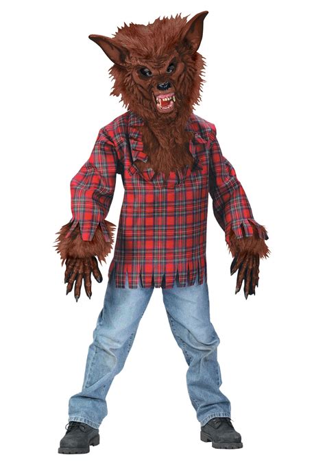 Child Brown Werewolf Costume