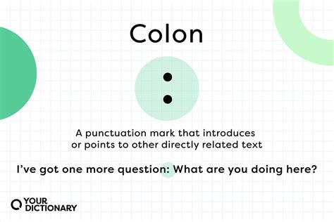 How and When To Use a Colon ( : ) | YourDictionary