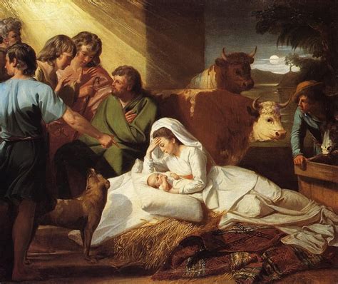 John Singleton Copley The Nativity painting | Nativity painting ...