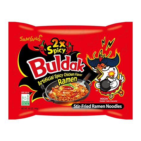 Samyang Buldak Hot Chicken 2x Spicy Ramen 140g • Snackje