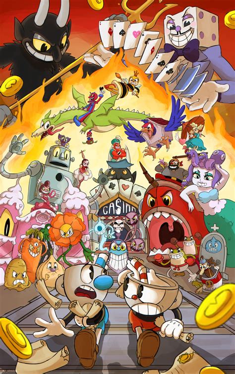 Personal space — Happy 2nd Anniversary to Cuphead! | Retro gaming art ...