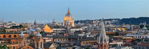 Rome skyline night view – Songquan Photography