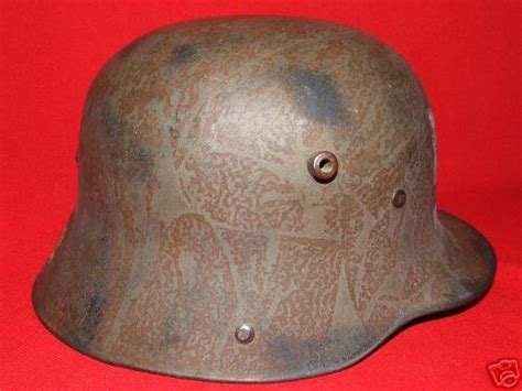 WWI German M16 Camo Freikorps Helmet | #31216148