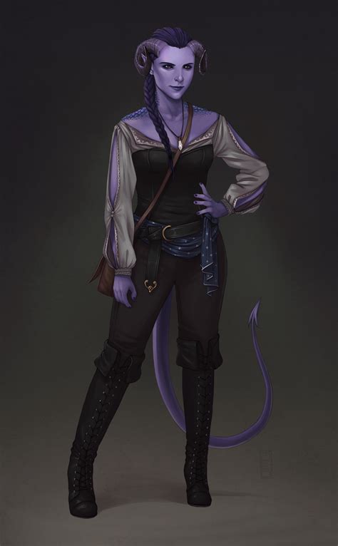 A Place for Dungeons & Dragons | Tiefling female, Dungeons and dragons ...