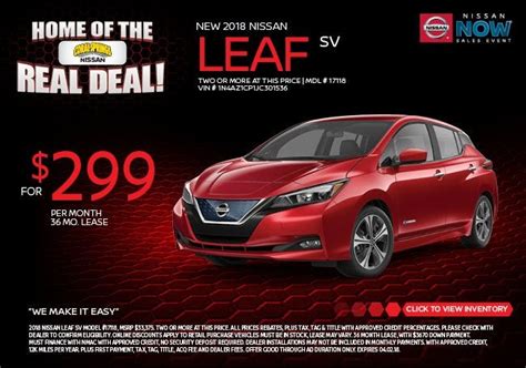 Nissan Leaf Lease Specials | Near Fort Lauderdale