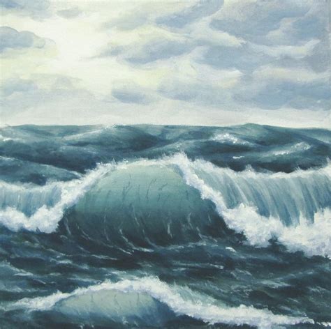 Resultado de imagen de acrylic ocean paintings Ocean Waves Painting ...