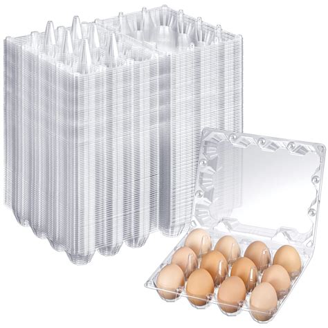 Plastic Egg Cartons Clear Egg Cartons Bulk Clear Blank Egg Cartons Hold ...