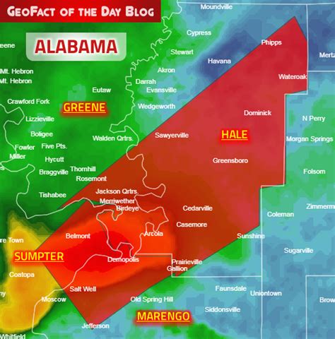 GeoFact of the Day: 12/16/2019 Alabama Tornado Warning 2