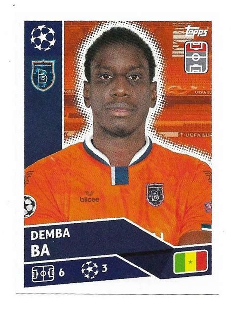 Champions league 2020 21 Topps-NO ist17 demba ba Istanbul basaksehir ...