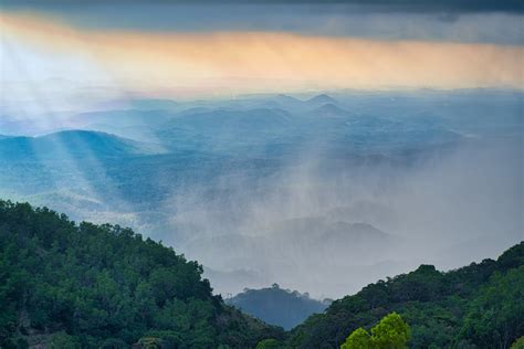 Aerial Photography of Foggy Mountains during Sunrise · Free Stock Photo