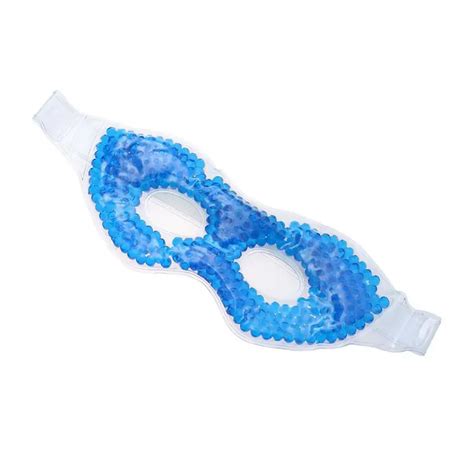 Hot Cold Sleeping Eye Mask Ice Cool Blue Compress Gel Eyeshade Fatigue ...