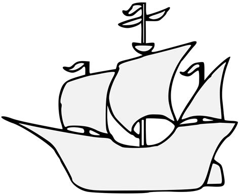 Caravel Drawing | Free download on ClipArtMag