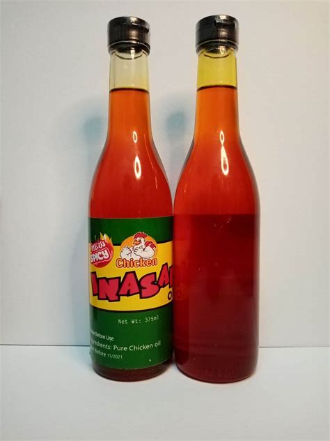 MANG INASAL CHICKEN OIL, (2 PCS) SPICY FLAVOR ( 375 mL) for marinades ...