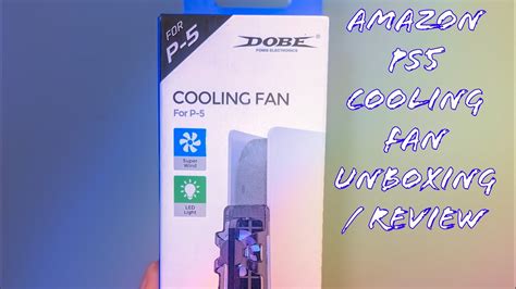 PS5 Cooling Fan Unboxing / Review From Amazon ! - YouTube