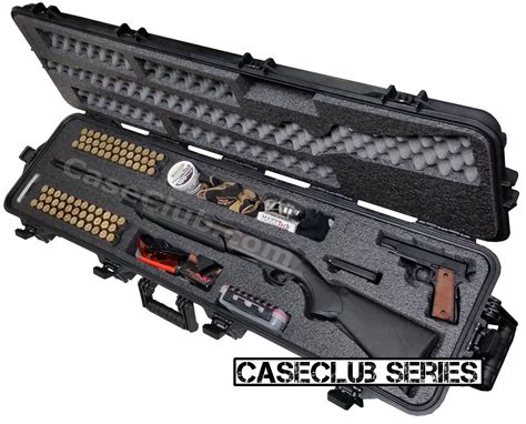 Case Club Waterproof Sporting Shotgun Case with Silica Gel & Accessory Box