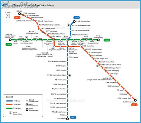 Chengdu Subway Map - TravelsFinders.Com