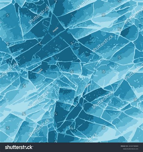 Seamless Texture Blue Ice Ring Surface Stock Vector (Royalty Free ...