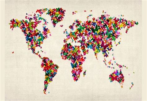 Graphic Design Inspiration on Speckyboy Design Magazine | World map art ...