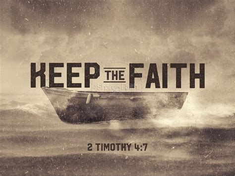 ShareFaith Media » Keep the Faith Sermon PowerPoint – ShareFaith Media