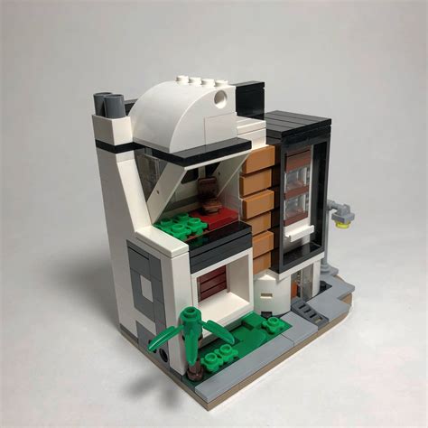 LEGO mini modular modern building | Micro lego, Lego architecture, Lego