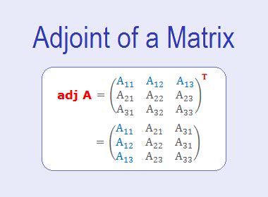 10 Math Problems: Adjoint of a Matrix